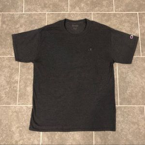 CHAMPION Mens Gray Short Sleeve Tee